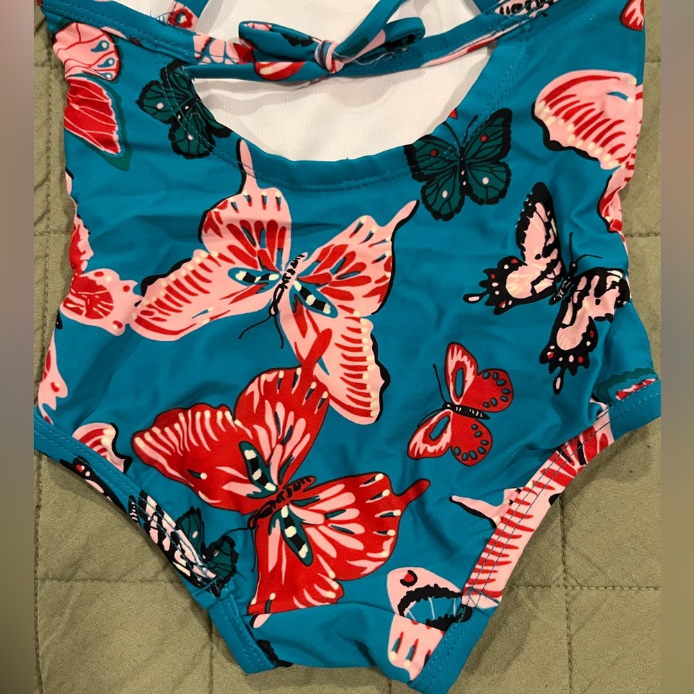 Hanna Andersson Swimsuit 12-18m (80) - Butterfly Print - Picture 6 of 6